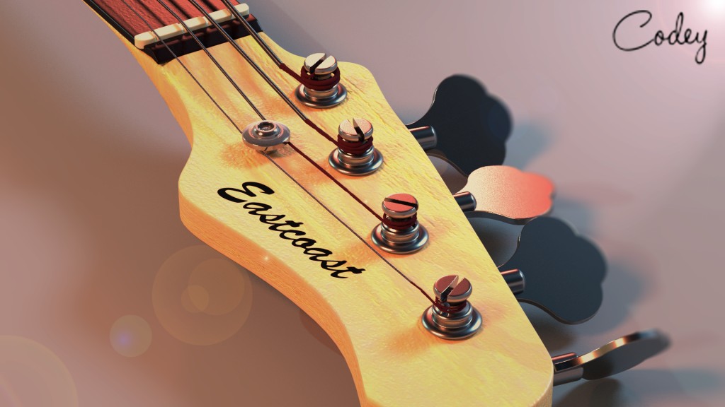Eastcoast Bass Guitar [High Poly] preview image 1